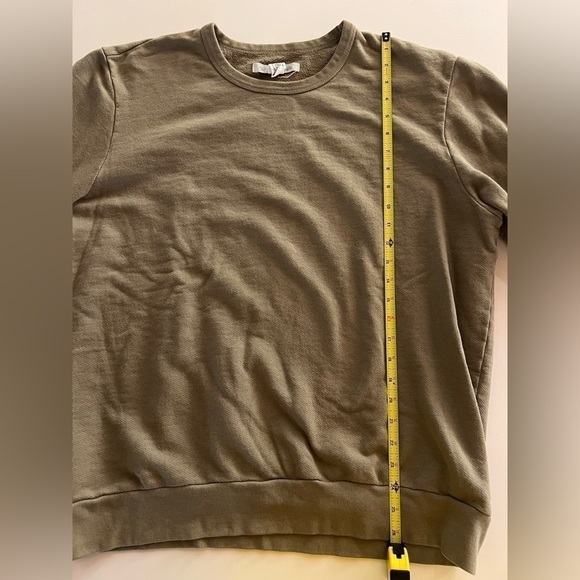 Outerknown army green long slv sweatshirt mens sz XXL casual gorpcore athleisure - Picture 8 of 11